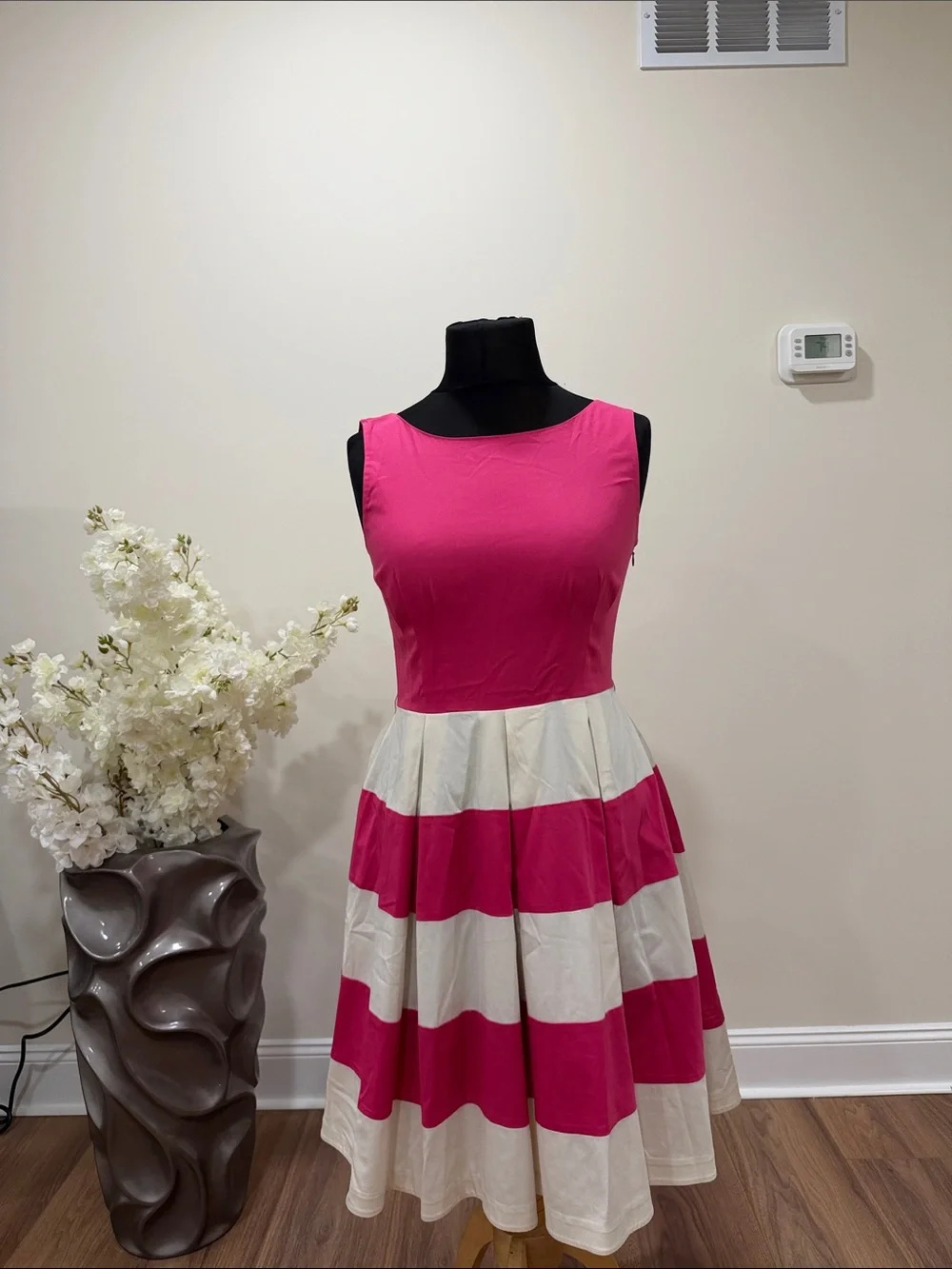 KATE SPADE   White Striped Celina Mini Dress